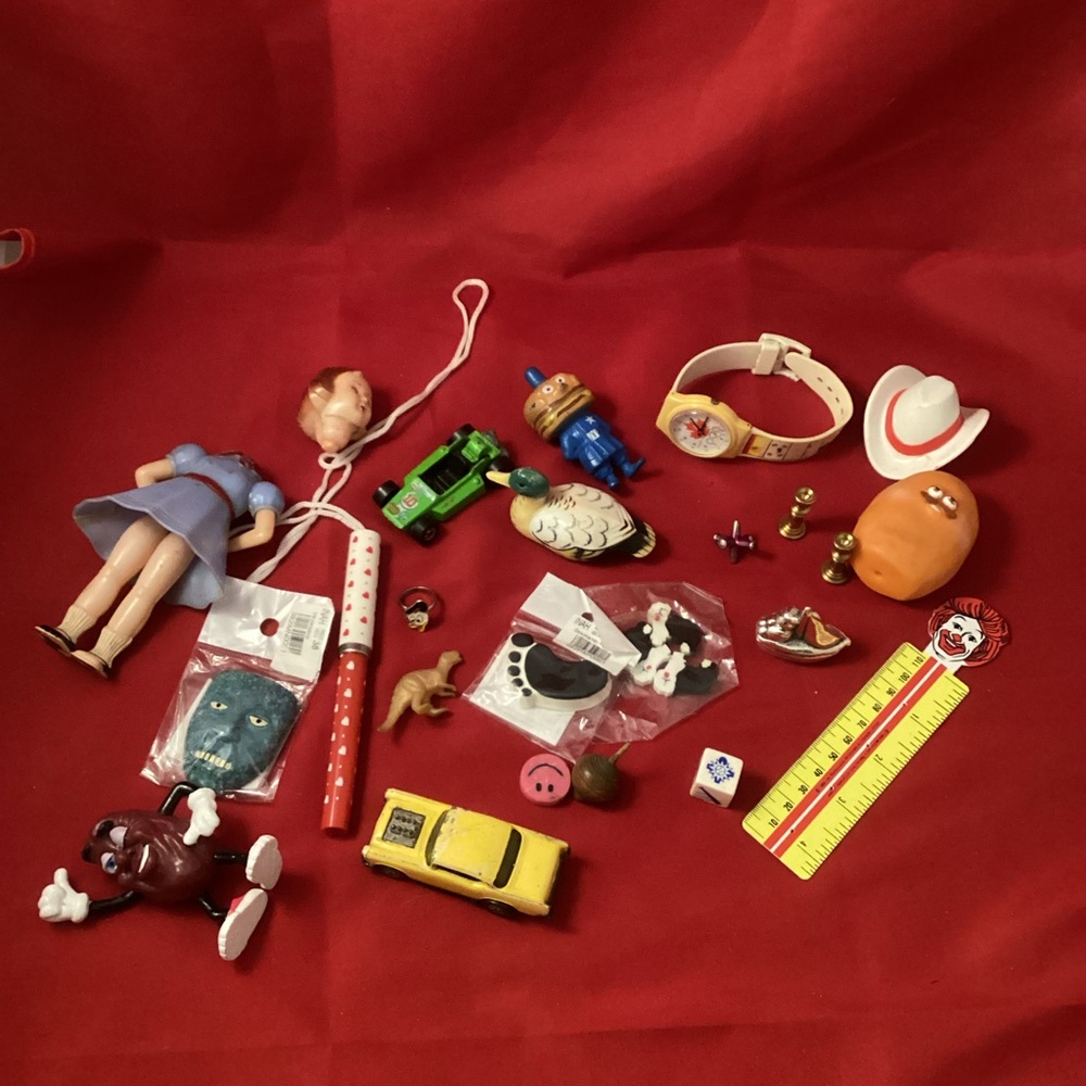 Mostly vintage toys bundle junk drawer